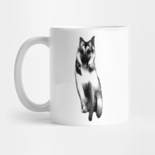 Alex G Trick Dog Halftone Design Mug